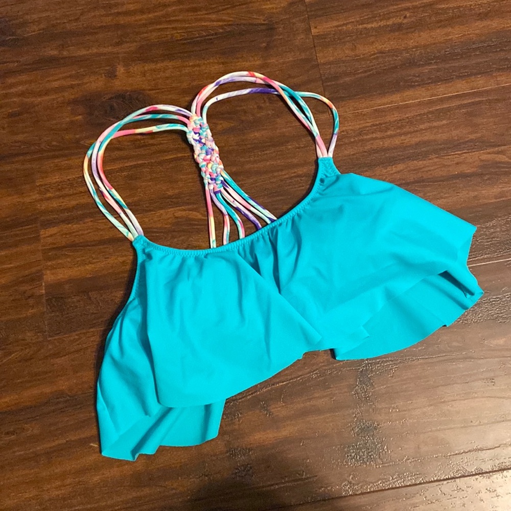 XS PINK Victoria secret swim top ruffle